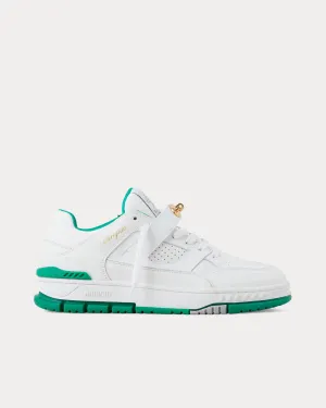 Area Lo White / Green Low Top Sneakers