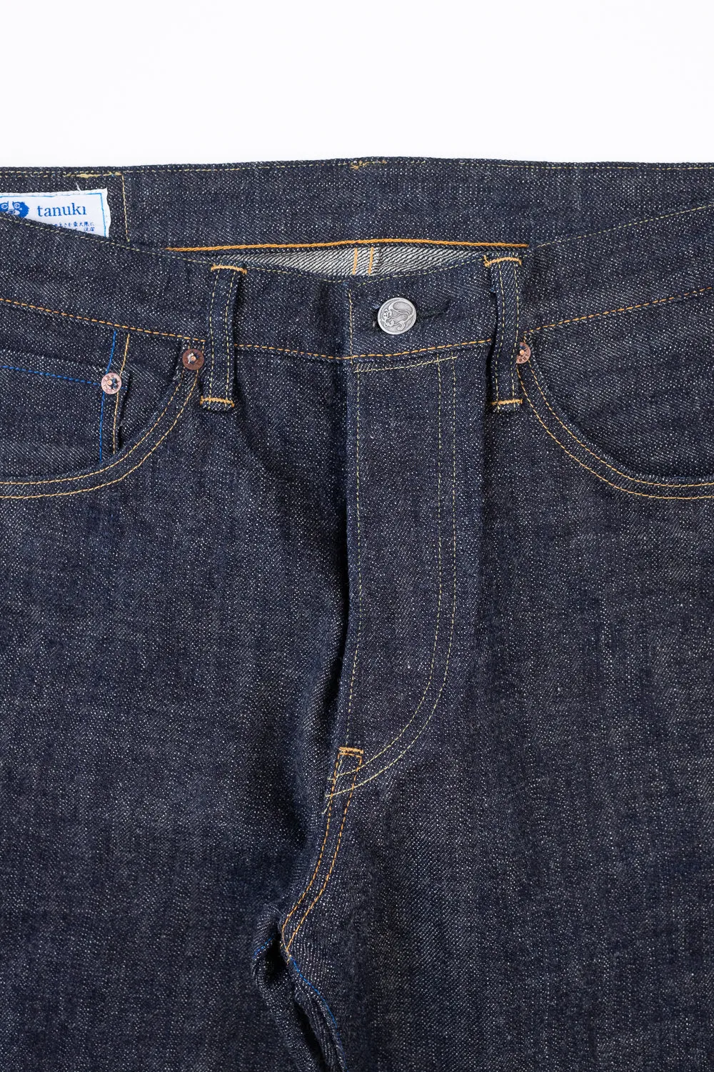 TNK101BE - 14oz "ZETTO" Selvedge Regular Straight - Indigo OW